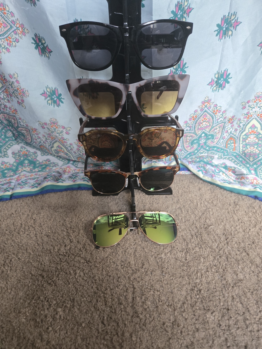 5 Pair Women's Variety Of Fashion Sunglasses